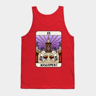 Judgemental INFJ Tarot Vintage English Spot Rabbit Easter Celebration Tank Top